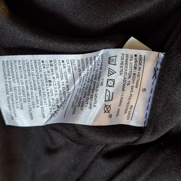 Banana Republic Black & White Midi Dress - Picture 9 of 9